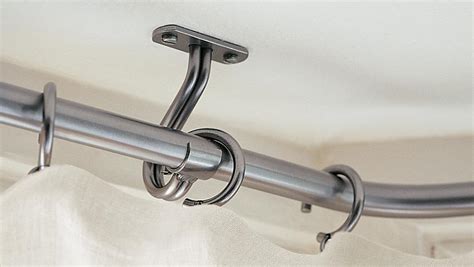 ceiling mounted curtain poles